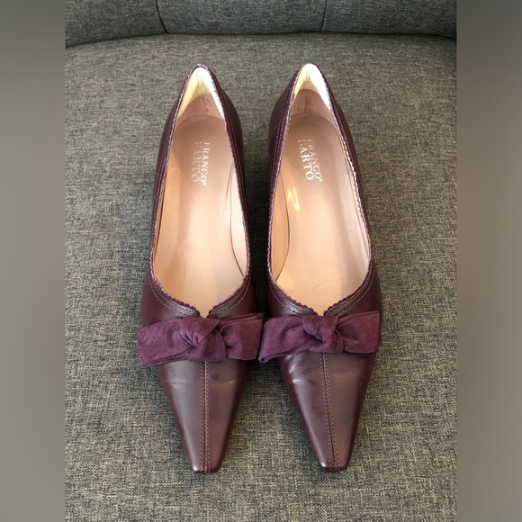 Franco Sarto Gracie Violet Pointed Toe Kitten Heel 10M - Picture 2 of 11